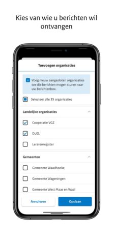 Berichtenbox для iOS — скриншот 3