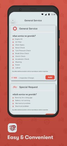 BikeFixup — Bike Service App для Android — скриншот 4