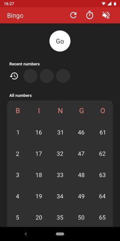 Bingo Generator & Caller для Android — скриншот 2