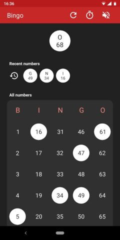 Bingo Generator & Caller для Android — скриншот 3