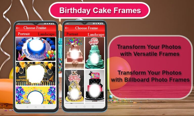 Рамки На День Рождения для Android — скриншот 1