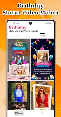 Birthday Song Video Maker для Android — скриншот 2