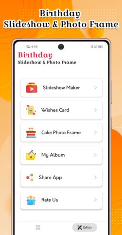 Birthday Song Video Maker для Android — скриншот 3