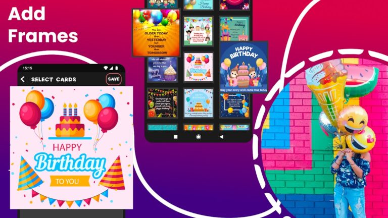 Birthday Video Maker 2026 для Android — скриншот 2