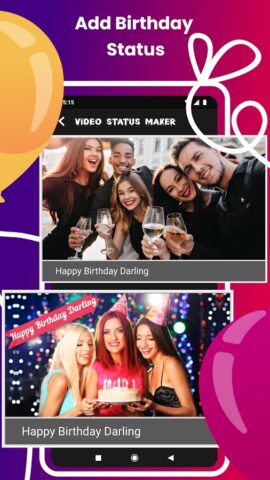 Birthday Video Maker 2026 для Android — скриншот 4