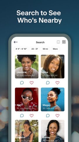 Black People Meet Singles Date для Android — скриншот 4