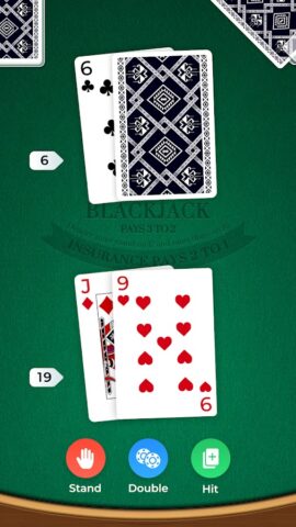 Blackjack для Android — скриншот 2