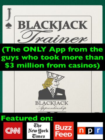 Blackjack Card Counting Trainer Free для iOS — скриншот 1