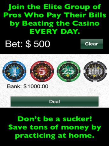 Blackjack Card Counting Trainer Free для iOS — скриншот 3