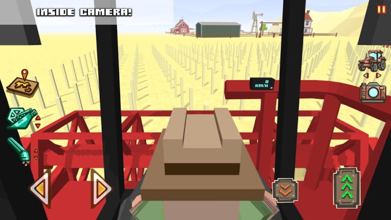 Blocky Farm Racing & Simulator для Android — скриншот 3