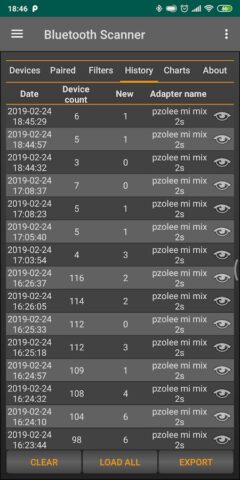 Bluetooth поиск — Scanner для Android — скриншот 5