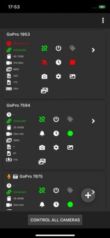 Bluetooth Remote for GoPro® для iOS — скриншот 1