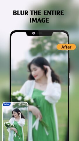 Размытие фона DSLR для Android — скриншот 3