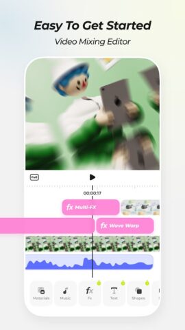 Blurrr-Capcut pro video editor для Android — скриншот 2