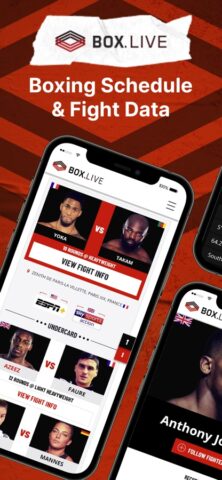 Box.Live — Boxing Schedule для iOS — скриншот 1