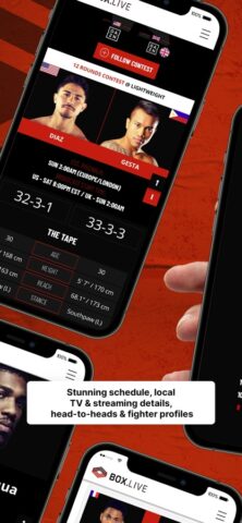 Box.Live — Boxing Schedule для iOS — скриншот 2
