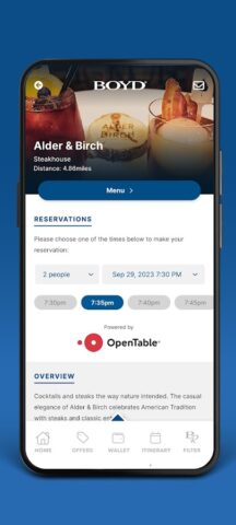 Boyd Rewards для Android — скриншот 3