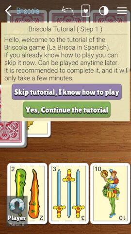 Briscola — La Brisca Spanish для Android — скриншот 3