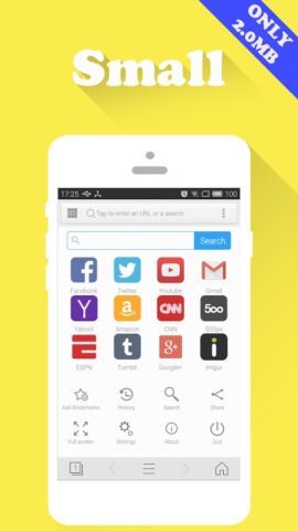 Quick Browser для Android — скриншот 4
