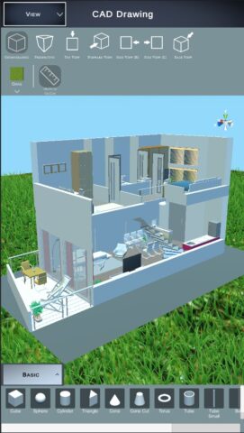 чертеж САПР | 3D-инструмент для Android — скриншот 4