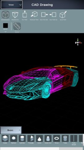 чертеж САПР | 3D-инструмент для Android — скриншот 5
