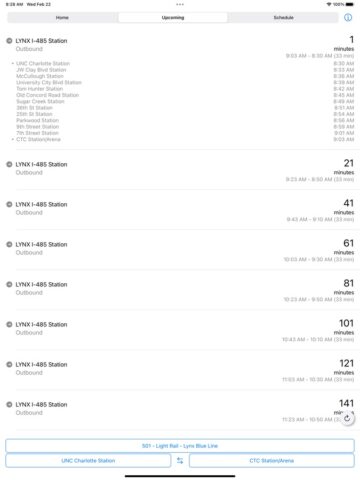 CATS Schedule для iOS — скриншот 1