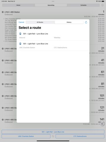CATS Schedule для iOS — скриншот 5