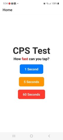 CPS Test Pro- Click Speed Test для Android — скриншот 4