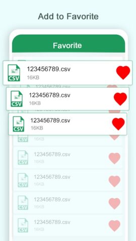 Читатель CSV-файлов для Android — скриншот 4