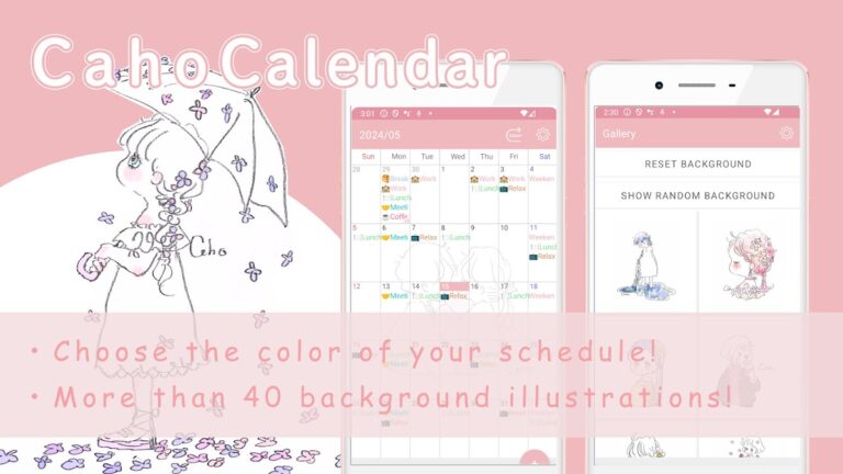 Caho Calendar-Schedule planner для Android — скриншот 1