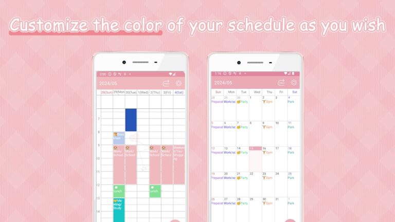 Caho Calendar-Schedule planner для Android — скриншот 2