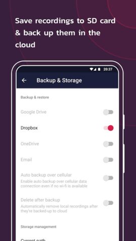 Запись звонков – Talker ACR — скриншот 4