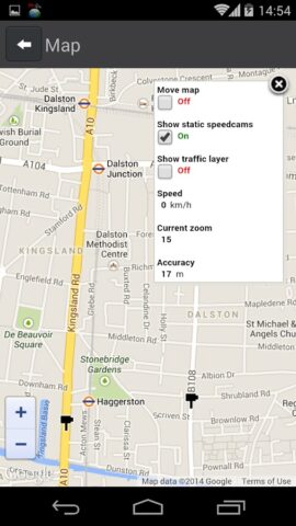 CamSam — Speed Camera Alerts для Android — скриншот 3