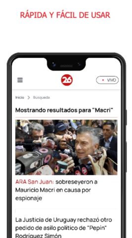 Canal 26 для Android — скриншот 5