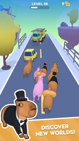 Capybara Rush для Android — скриншот 4