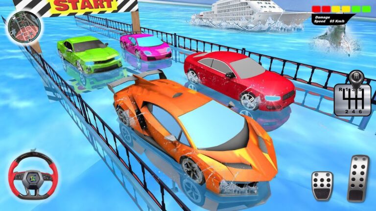 автомобиль игры трюк гонки для Android — скриншот 2