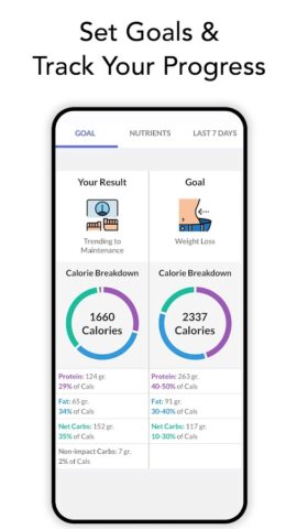 Carb & Keto Manager — Aspire для Android — скриншот 5