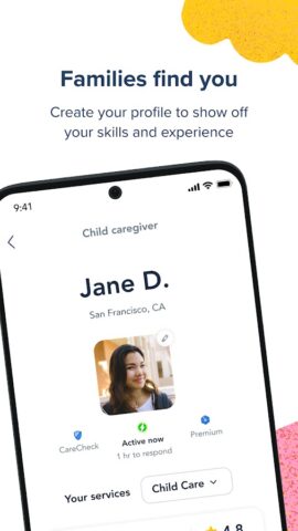 Care.com: Find Caregiving Jobs для Android — скриншот 3