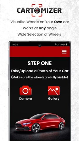 Cartomizer: Визуализация колес для Android — скриншот 1