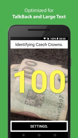 Cash Reader Определитель Купюр для Android — скриншот 3