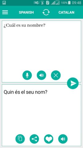 Catalan Spanish Translator для Android — скриншот 1