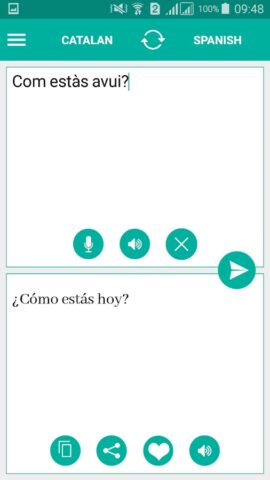 Catalan Spanish Translator для Android — скриншот 2