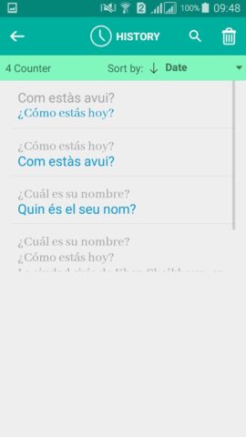 Catalan Spanish Translator для Android — скриншот 4