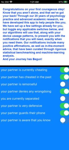 Catch Your Partner Cheating для iOS — скриншот 5