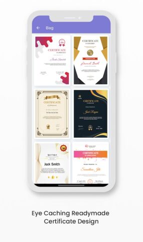 Certificate Maker — Editor для Android — скриншот 3