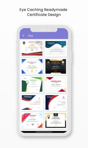 Certificate Maker — Editor для Android — скриншот 4