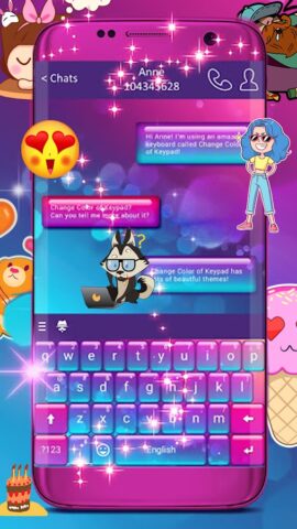 Изменить цвет клавиатуры для Android — скриншот 4