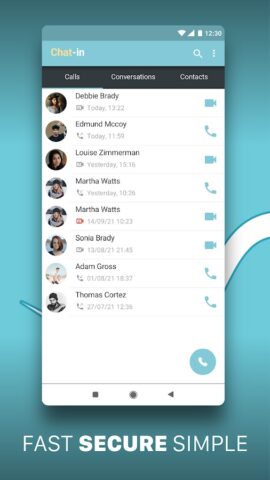 Chat-in Instant Messenger для Android — скриншот 1