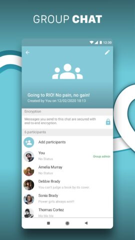 Chat-in Instant Messenger для Android — скриншот 4