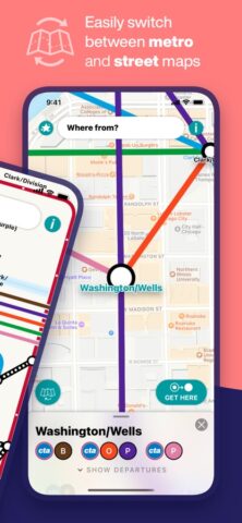 Карта метро CTA Чикаго для iOS — скриншот 2